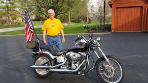 Jan with his Harley