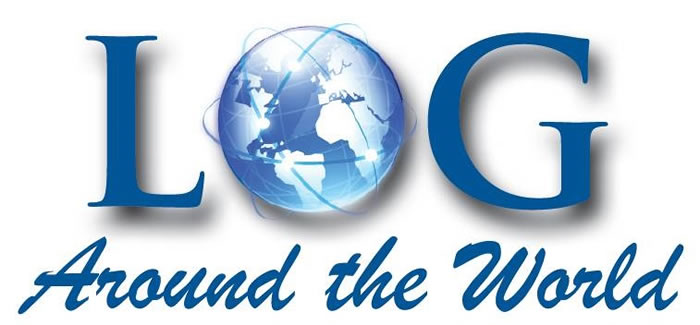 Log around the world logo