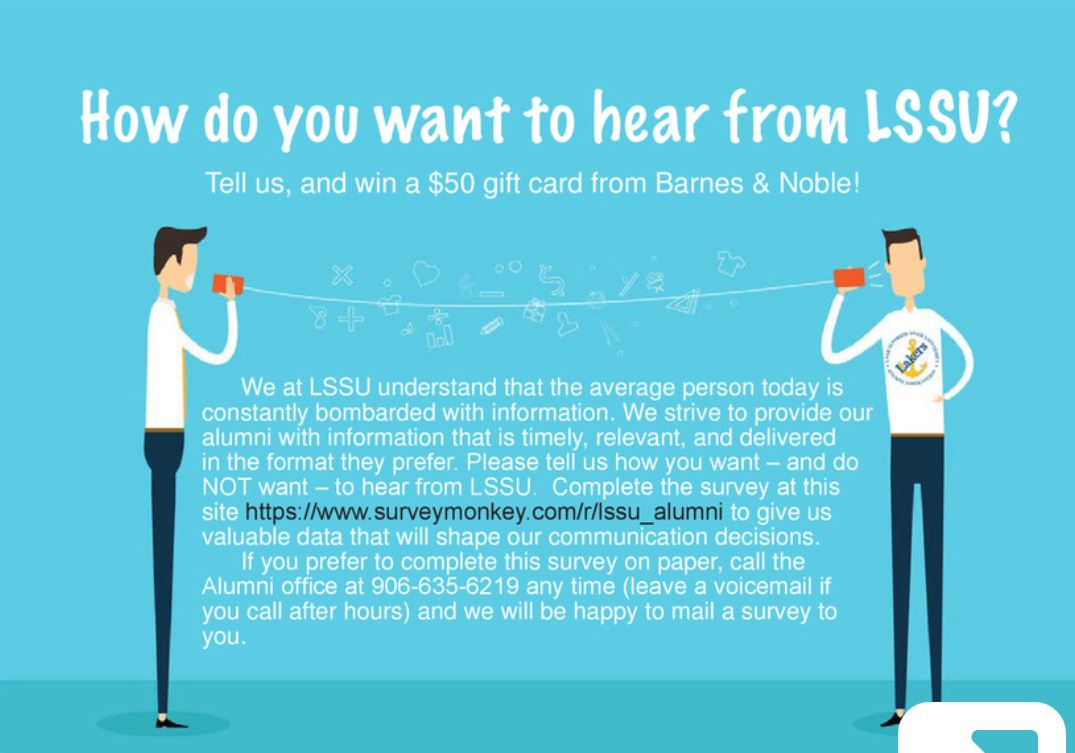 We want to hear from you