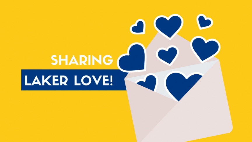 Sharing Laker Love Graphic