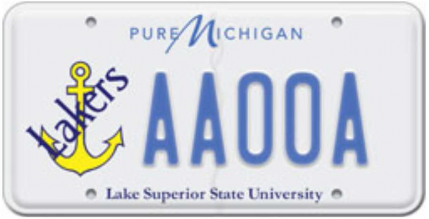 Laker Licence Plate