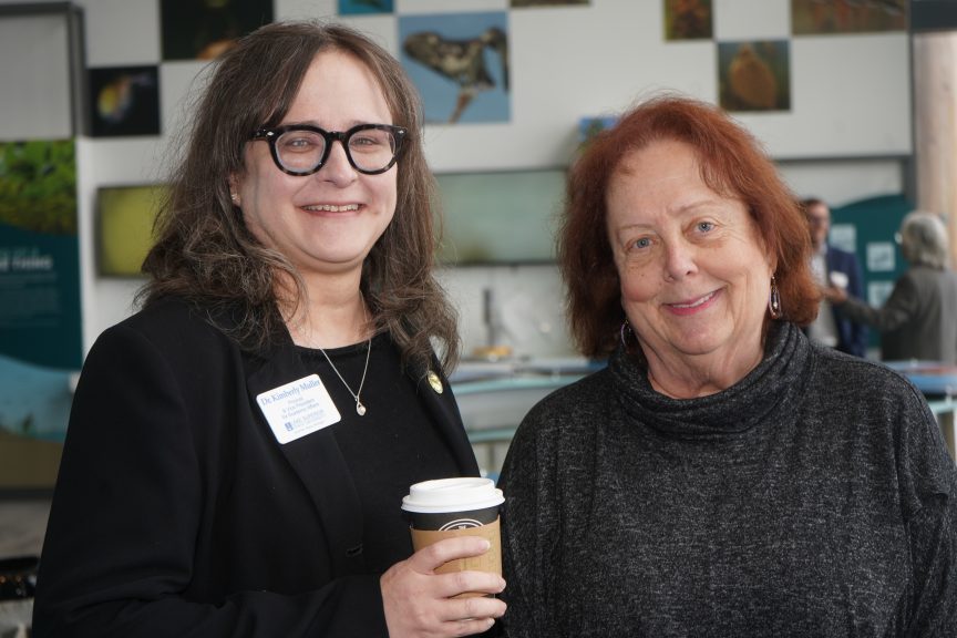 LSSU Provost Dr. Kimberly Muller and Dr. Kathleen Hinds '75